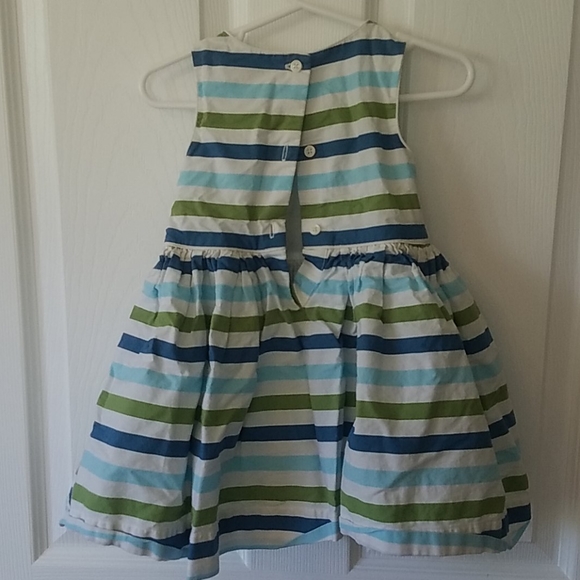 Janie and Jack summer striped dress 12 to 18 month - Picture 2 of 3